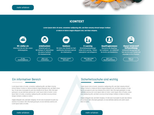 Arbeitsschutz Webdesign