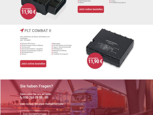 TrackPilot Webdesign