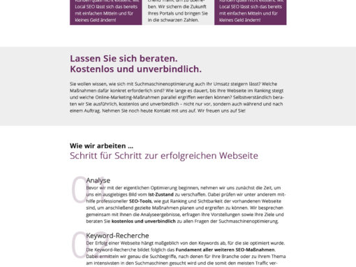 SEO Startseitenvorschlag